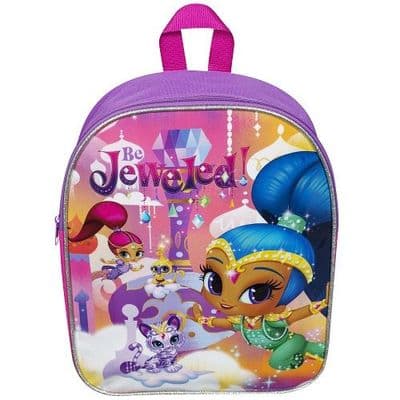 Shimmer & Shine Bejeweled Kids Backpack | Girls Toddler Nursery Bag