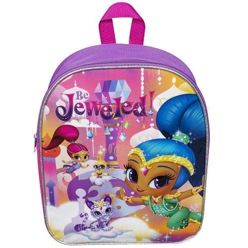 Shimmer & Shine Bejeweled Kids Backpack | Girls Toddler Nursery Bag