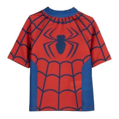 Spider-Man Web Rash Vest Boys Swim Top | UV Sun Protection | 2–3 yrs to 6–7 yrs