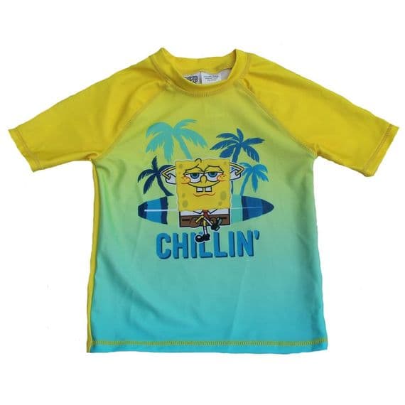 SpongeBob SquarePants Chillin' UV Rash Vest UPF 50+
