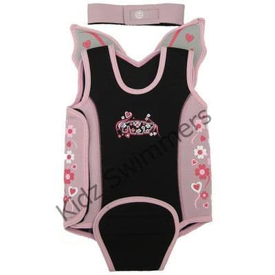 TWF Baby Wetsuit Princess Wings | Neoprene Toddler Swimwear | 0-18 Months