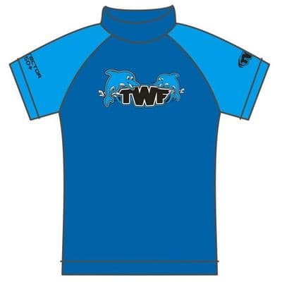 TWF Kids Dolphin UV Sun Protection Rash Vest UPF 50+