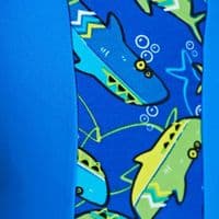 Zoggs Boys Sharky Pogo Mini Jammer Swim Shorts | 4 yrs to 6 yrs Swimwear