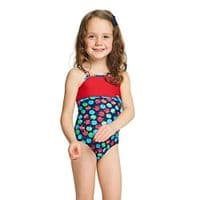 Zoggs Girls Appletizer Classicback Swimsuit | Kids Swimwear 3-6 yrs