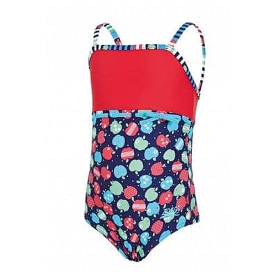 Zoggs Girls Appletizer Classicback Swimsuit | Kids Swimwear 3–6 yrs