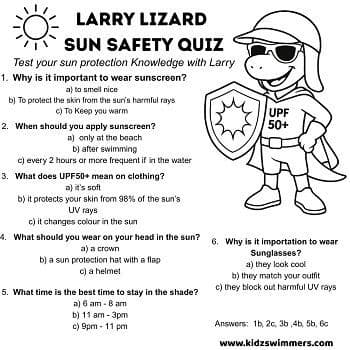 Larrys Sun Safety Quiz