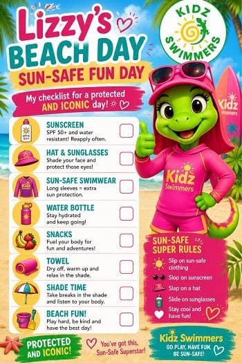 Lizzys Beach Day Checklist