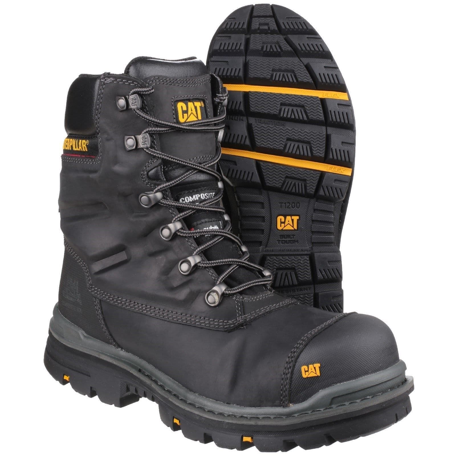 Caterpillar Premier Boots Safety Black
