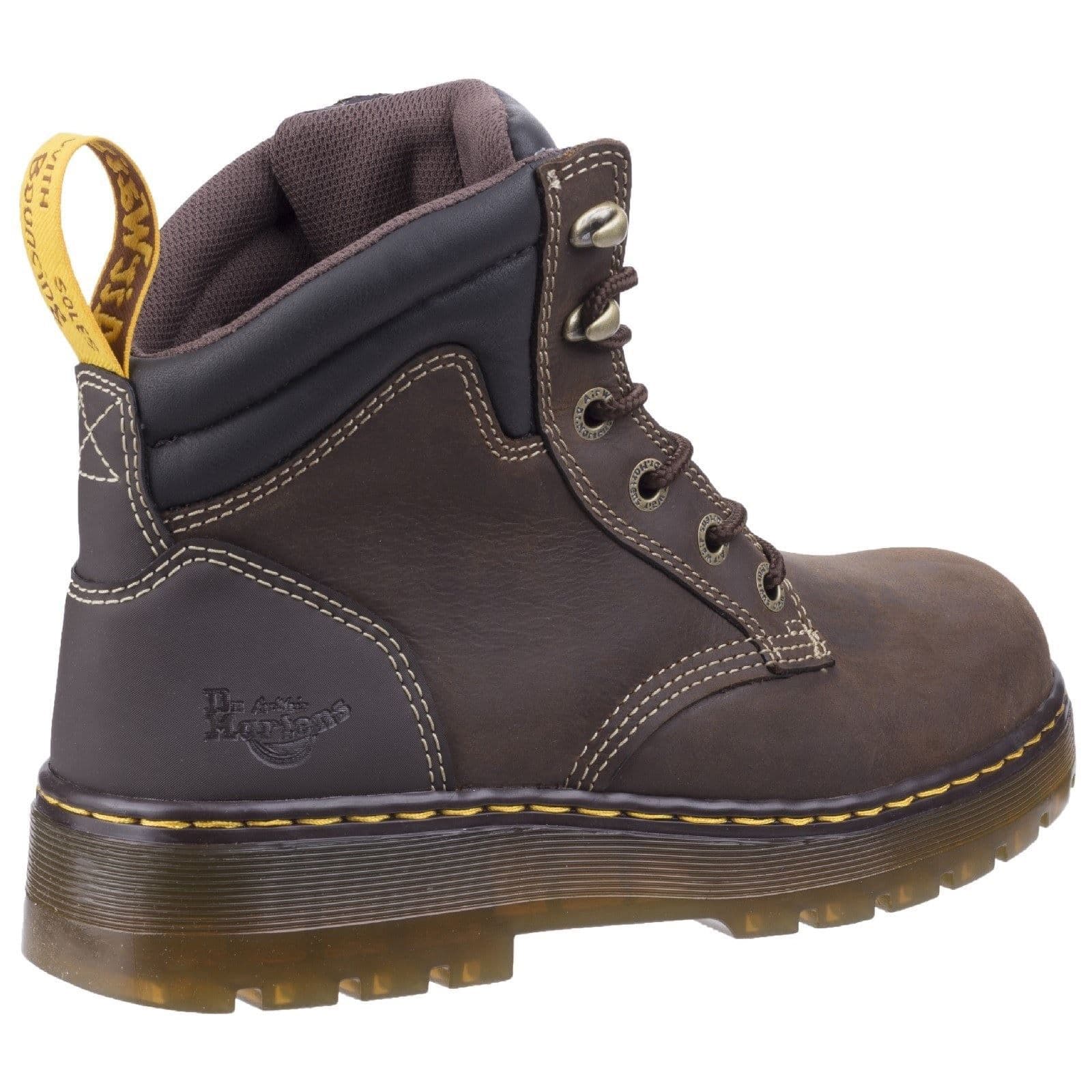 Dr Martens Brace Boots Safety Dark Brown