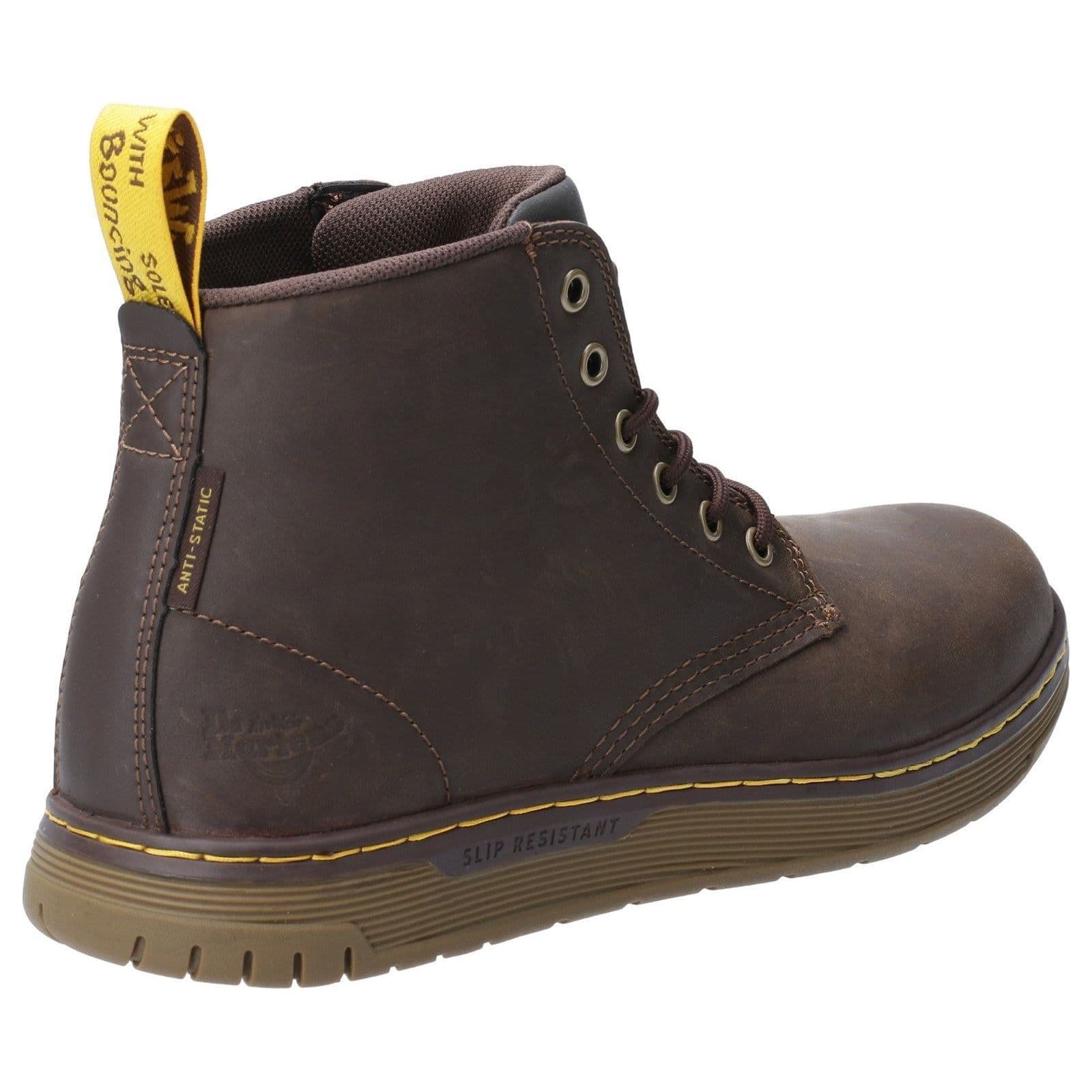Dr Martens Ledger Boots Safety Brown