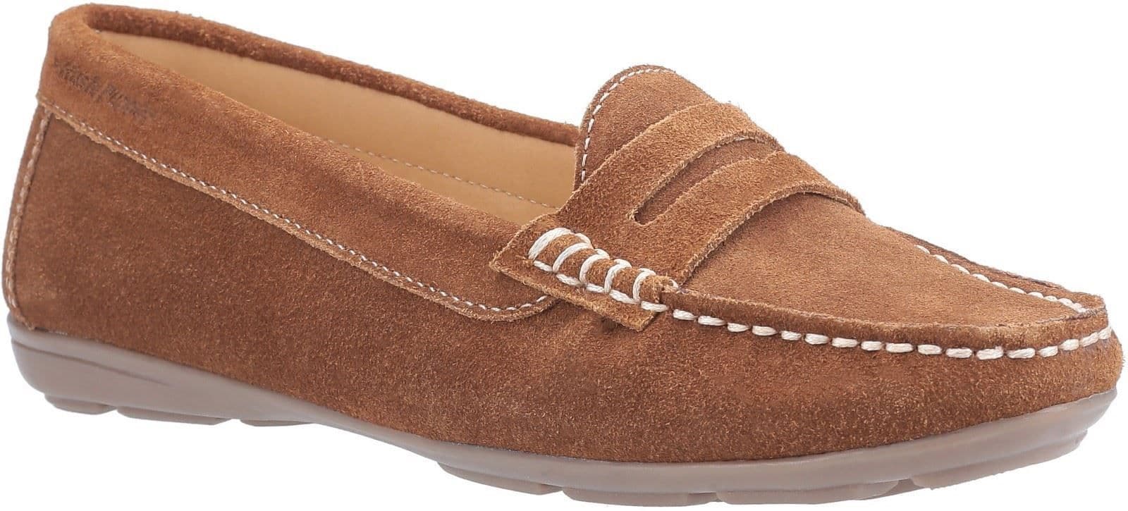 Hush Puppies Slip On Ladies Shoes Margot Slip On Shoes Tan