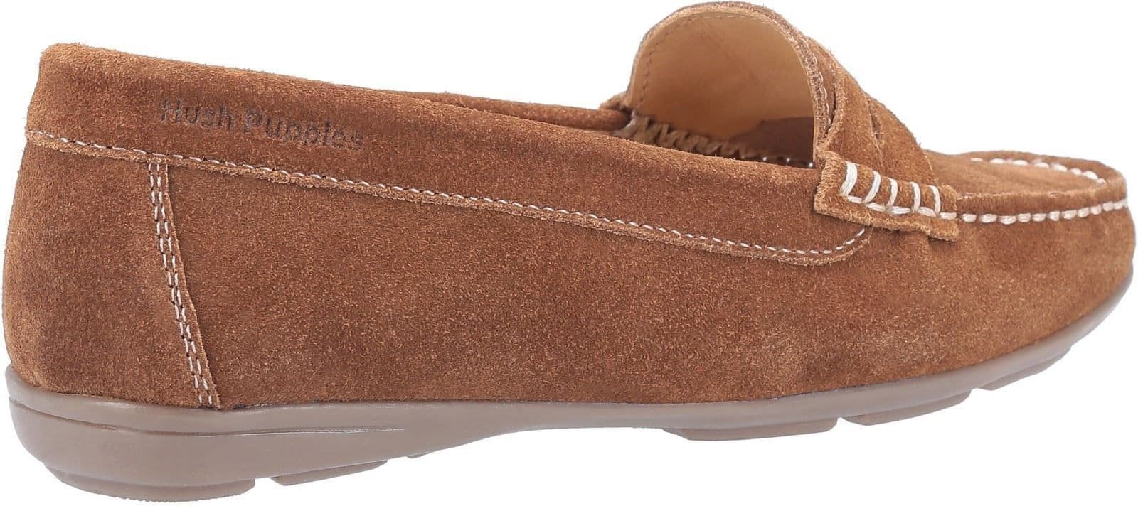 Hush Puppies Slip On Ladies Shoes Margot Slip On Shoes Tan