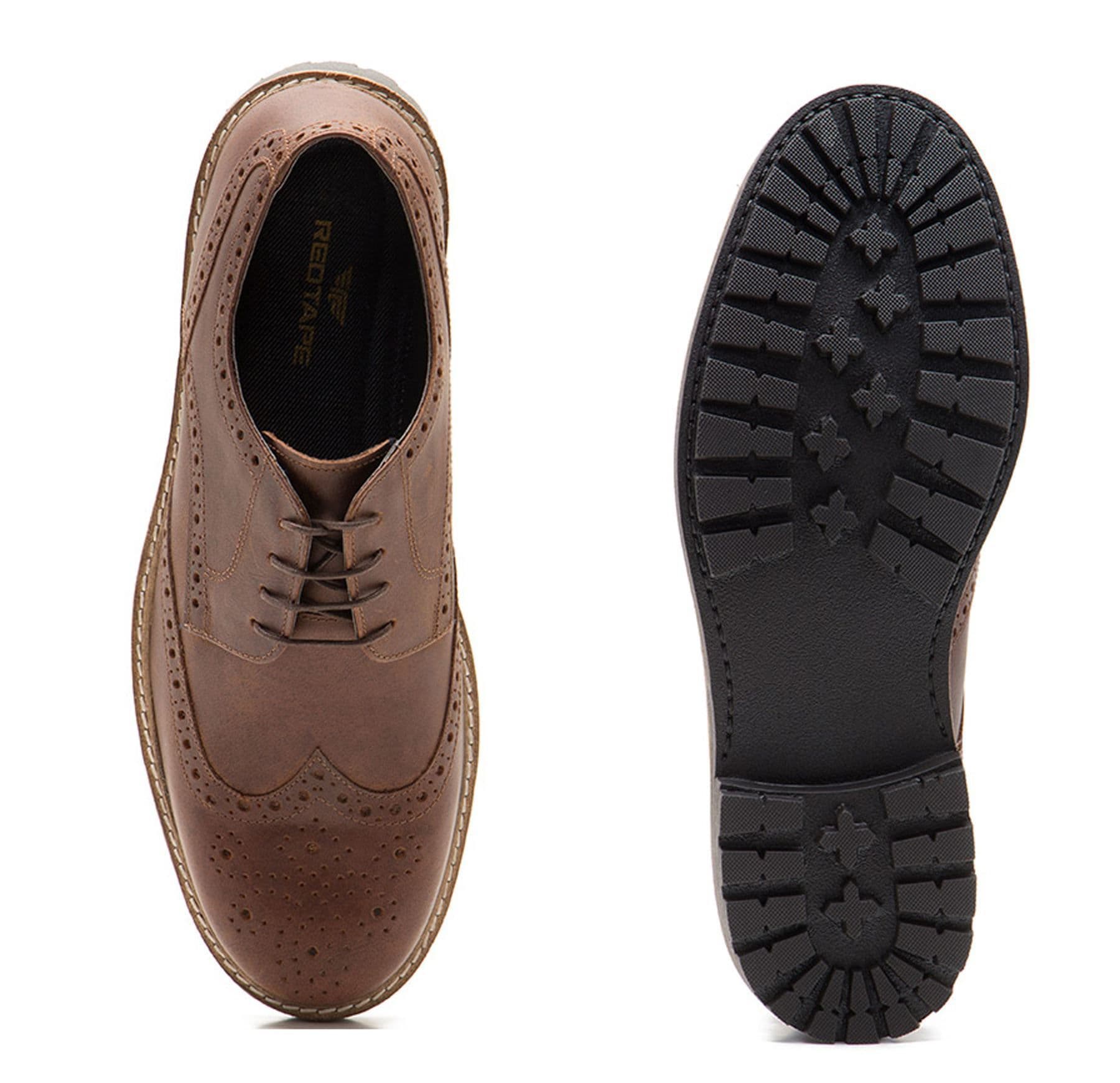 Red Tape Rydale Brown Brogues