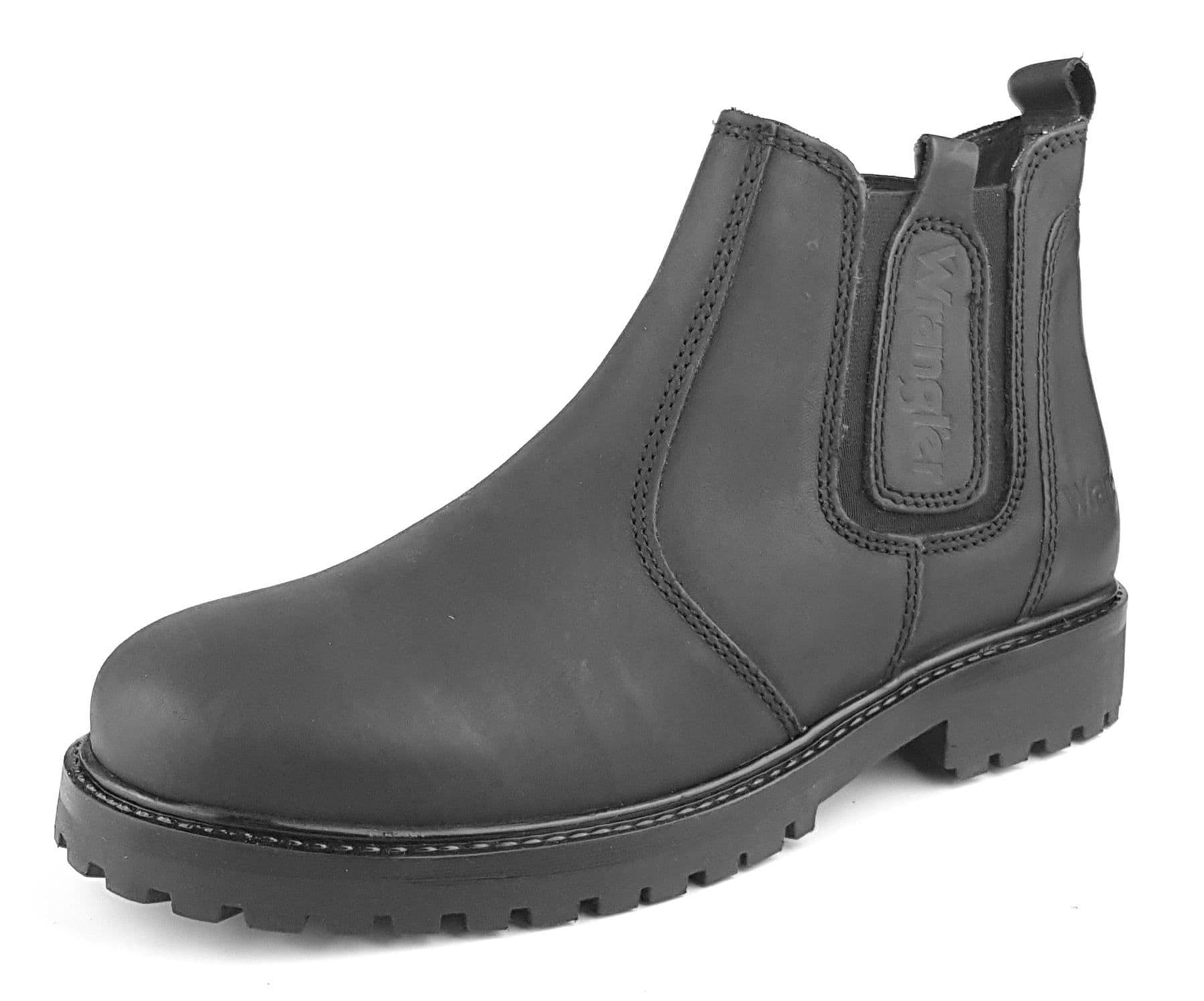 Wrangler Yuma Mens Black Chelsea Boots
