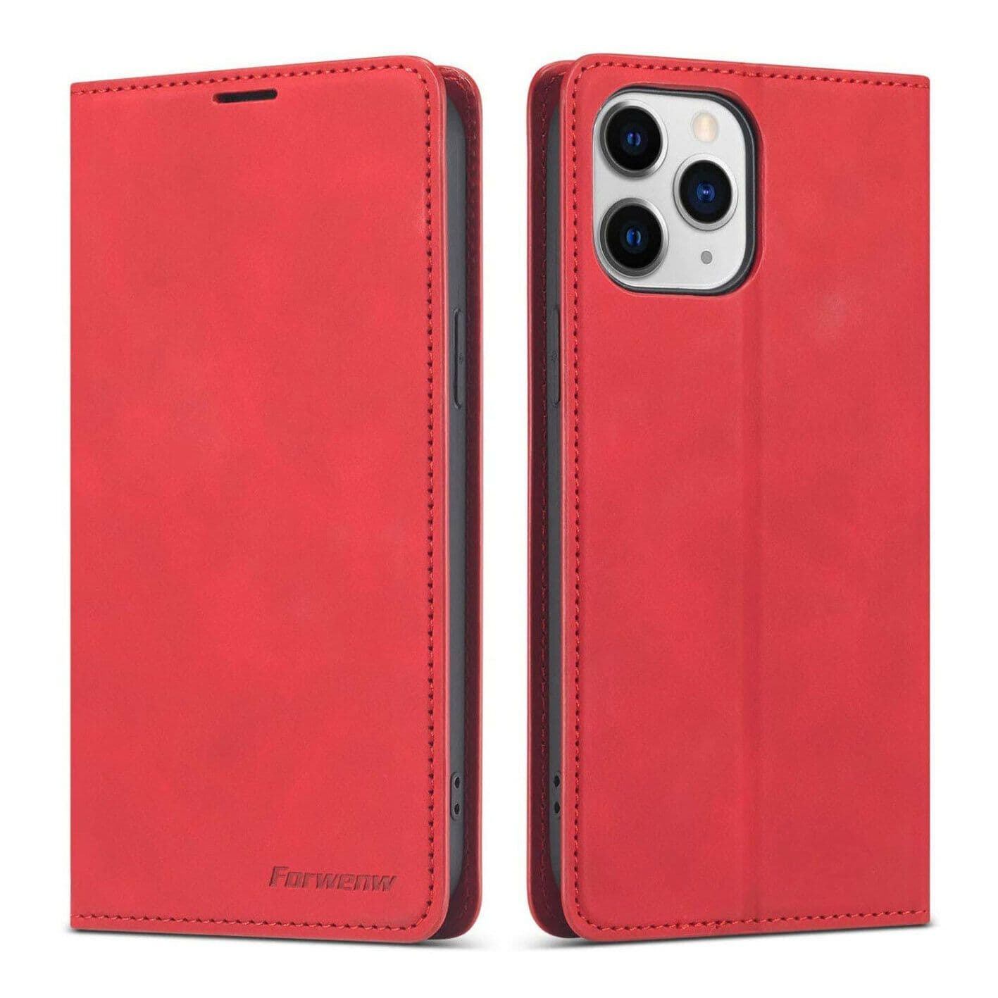 iPhone Folio Flip Case - Red - iPhone 14