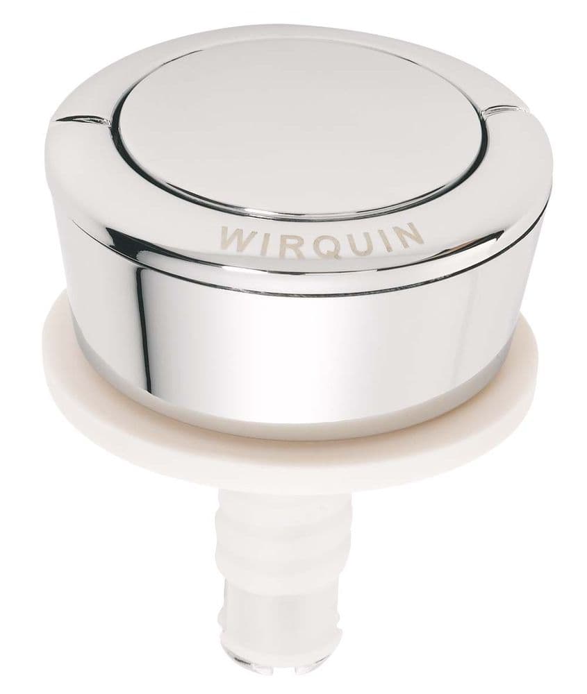 Wirquin Chrome Single Flush Button