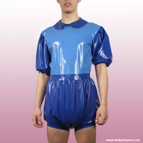 Barboteuse en latex - KINKY DIAPERS