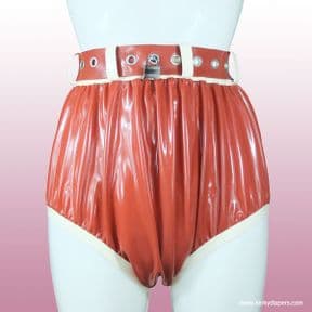 Culotte en caoutchouc verrouillable - KINKY DIAPERS