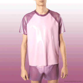 T-Shirt en latex - KINKY DIAPERS