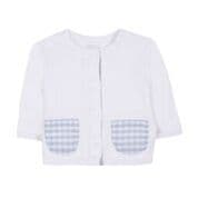 Absorba 9L18021 . Cardigan Ciel . Available Sizes 1/3/6 Months . Spring/Sizes 2018