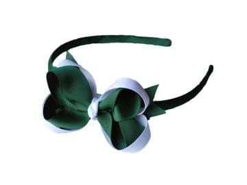 Alice Band - GREEN/WHITE