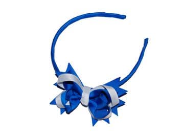 Alice Band - ROYAL/WHITE