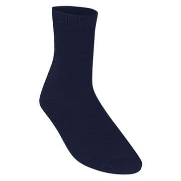 Ankle Socks Smooth Knit - Five Pair Pack - BS3194 - NAVY