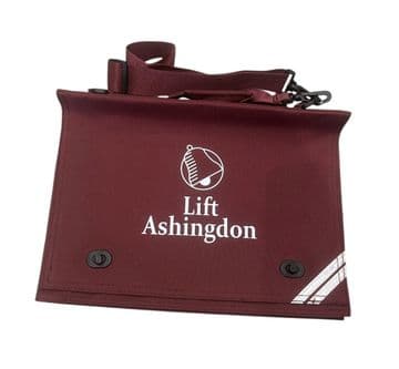 Ashingdon LIFT Toggle Book Bag - Maroon
