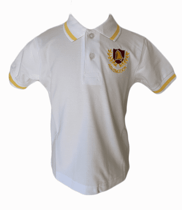 Ashingdon Polo Shirt - White/Gold