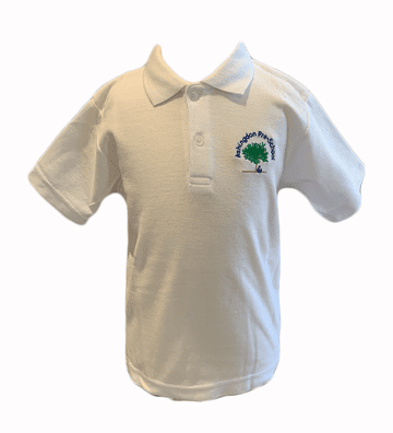 Ashingdon Pre-School Polo Shirt - White