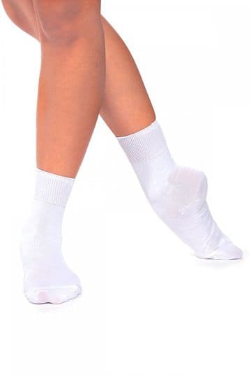 Ballet Socks , white , Beg- Grade 2 Modern