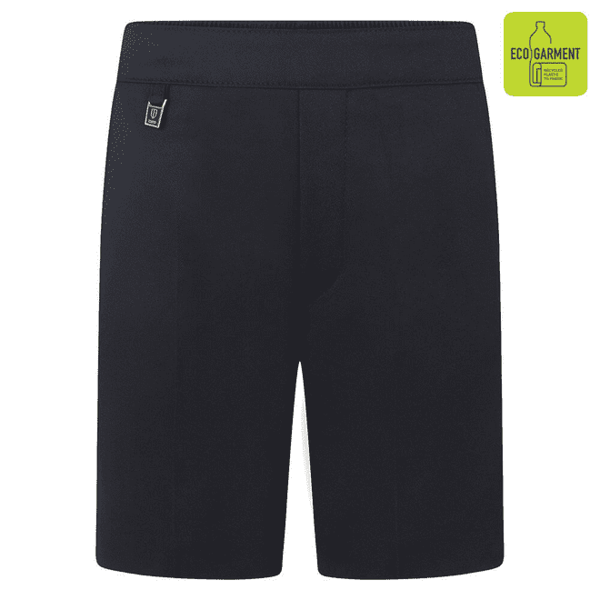 Boys Elastic Back Pull-Up Shorts - BS3074 - NAVY