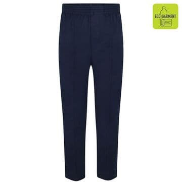 Boys Full Elastic Pull-Up Trousers - BT3046 - NAVY