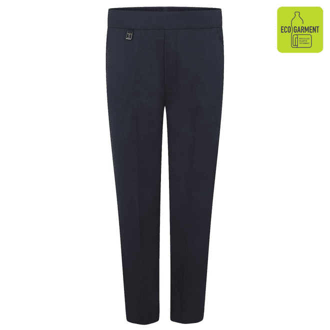 Boys Half Elastic Pull-Up Trousers - BT3048 - NAVY