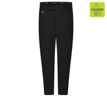 Boys Slim Fit Trouser Long Length Leg Trousers - BT3065L - BLACK