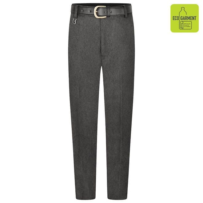 Boys Tailored Fit Long Length Leg Trousers - BT3066 - GREY