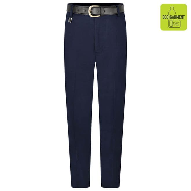 Boys Tailored Fit Long Length Leg Trousers - BT3066 - NAVY