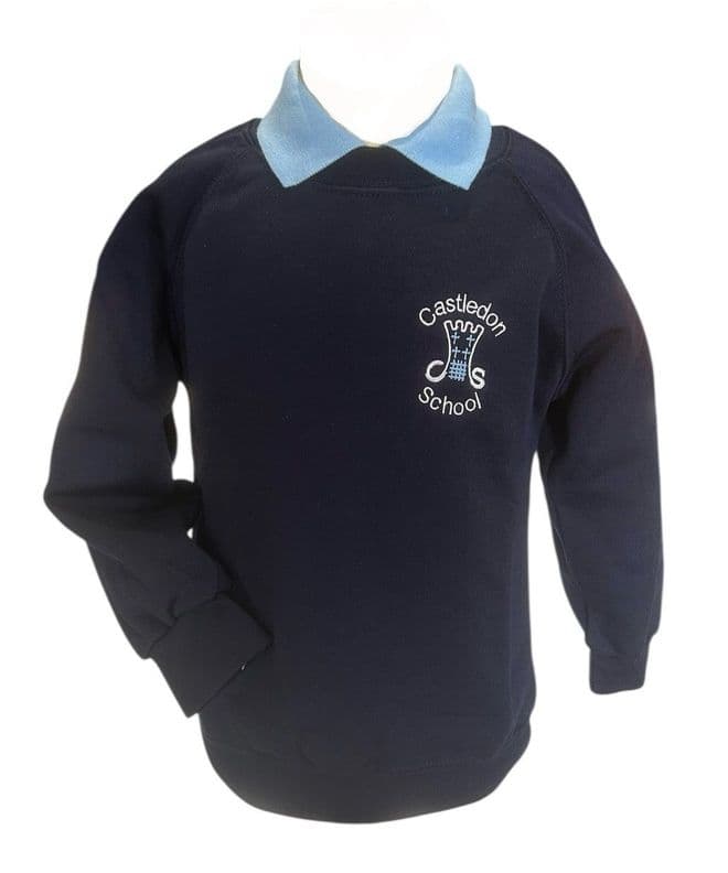 Castledon Crew Neck Sweatshirt - Navy