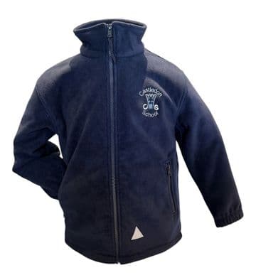 Castledon Polar fleece- Navy with logo