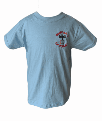Down Hall P.E. T-Shirt - Sky Blue
