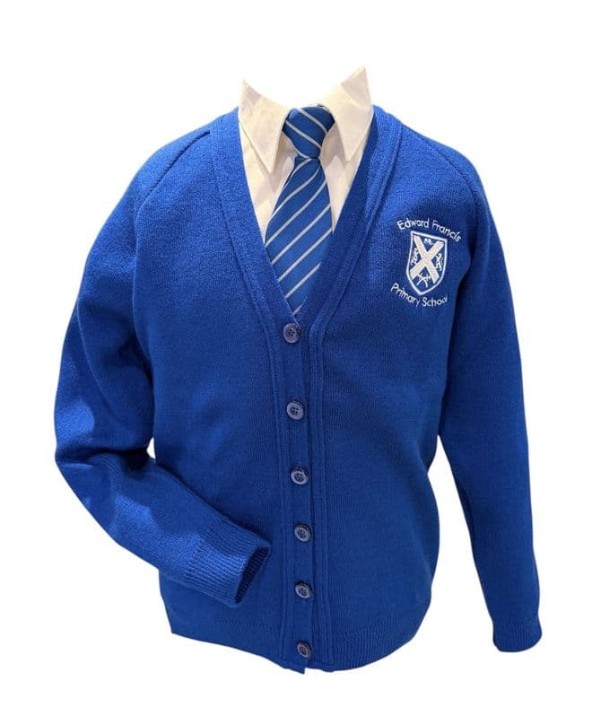 Edward Francis Knitted Cardigan - Royal