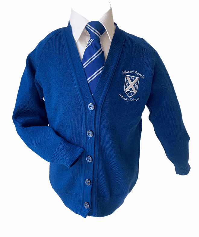 Edward Francis Knitted Cardigan - Royal