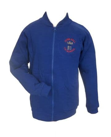 Extra Layer Zippy - Royal - with school logo