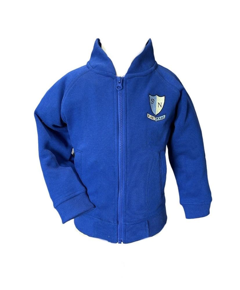 Extra Layer Zippy - Royal - with school logo