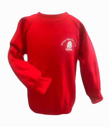 Fairview Crew Neck Sweatshirt - RED
