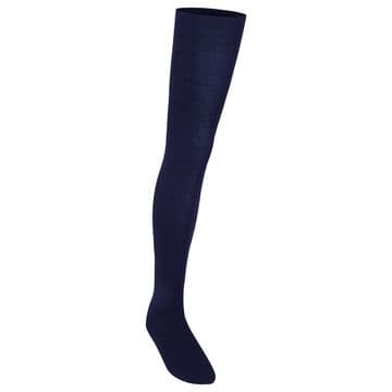 Girls Overknee Socks - One Pair Pack - GS3212 - NAVY