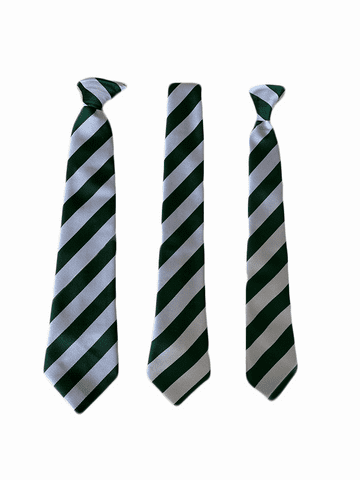 Glebe Tie - Green/Silver