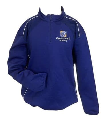 Greensward Yr 8-11 - 1/4 zip sport track top