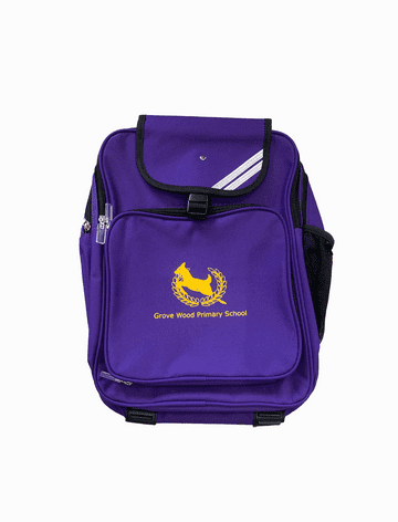 Grove Wood Back Pack - PURPLE