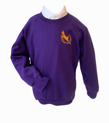 Grove Wood Crew Neck Sweatshirt - PURPLE